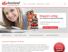 Tablet Screenshot of leesland.nu
